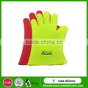 FDA cheap silicone grill gloves withstand heat