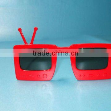 2012 new fashion custom party sunglasses like TV