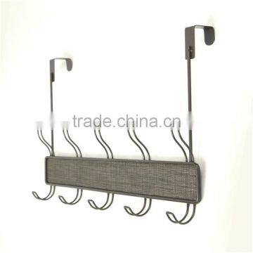Metal Door Hanging Rack, 5 Hooks photo-4