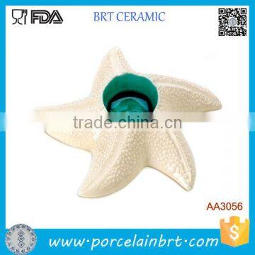 Creative Gift Rotating Sea Star Ceramic Tealight Holder