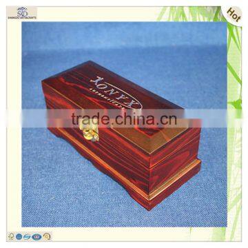 Set 3 Large Small Painted Carved Lock Wooden Box photo-2