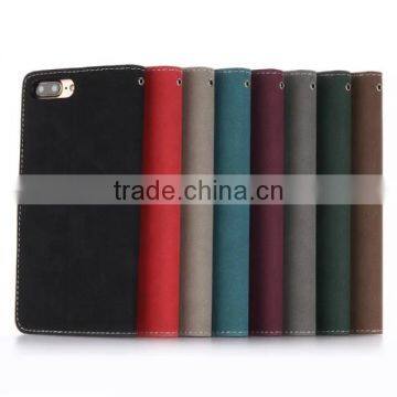 2017 New Leather Phone Case For IPhone7 Plus, Retro Matte Leather Back Cover photo-6