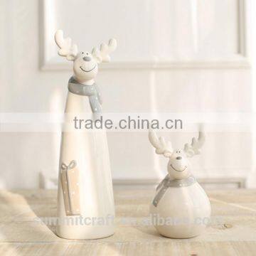 Funny Christmas Resin Santa and Reindeer Christmas Craft photo-4