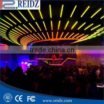 Madrix compatible dmx 3d tube 3d kinetic ceiling lights,8pixels dmx 3d tube for club, dj bar