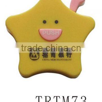 Promotional Cheap Smile Star Shape Tape Measure