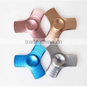 Wholesale metal Hand Finger spinner aluminum alloy tri Fidget Spinner