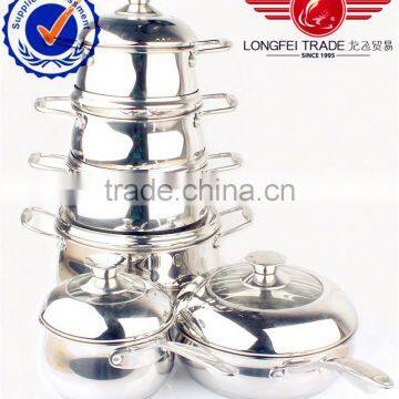 stock promation cooking Stainless Steel Cooking Soup& Milk Pot 16cm~24cm