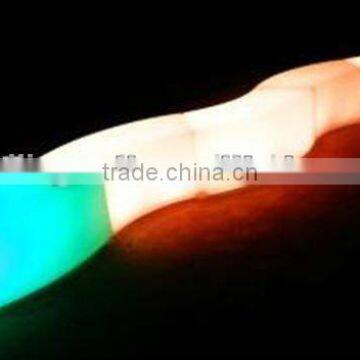 LED Colorful Garden Plastic Led Plastic Remote Control Bench for Events photo-2