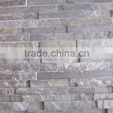 stacked stone exterior wall