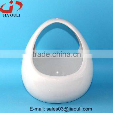 New Design EASTER Decoration Ceramic Egg Basket photo-3