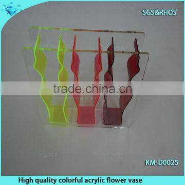 High Quality Cheap Acrylic Flower Vases for Festival Decoration and Gifts photo-3