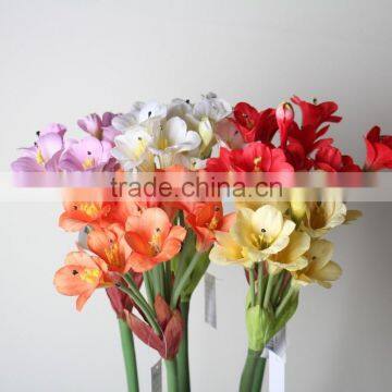 Natural Clivia Fabric Clivia Decorative Clivia Artificial Clivia Flower for Wholesale photo-4