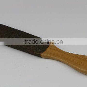 professional pedicure bamboo footfile with long handle