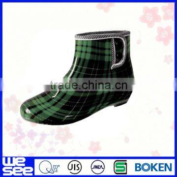 Classical pvc transparent rain bootsWS-0238