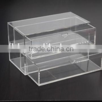 423395 2 tier drawer clear acrylic makeup organizer