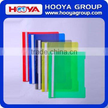 wholesale promotional cheap stationery transparent plastic A4 paper file