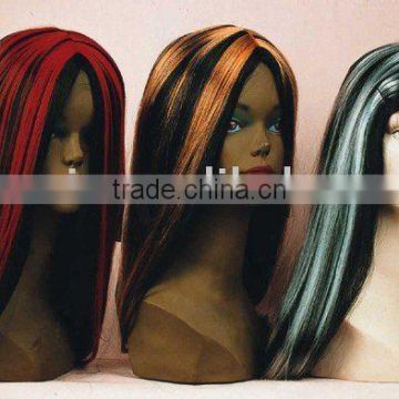 28" striped witch wigs/halloween wigs/costume wigs