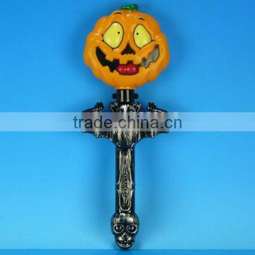 Hallowmas halloween pumpkin shape flashlight with light and ghost sound