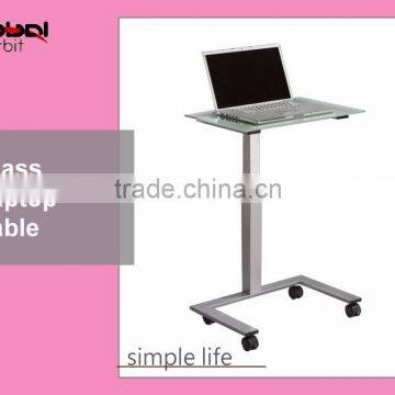Computer Desk Mobile Riser Over Bed Couch Laptop Table With Wheels photo-2