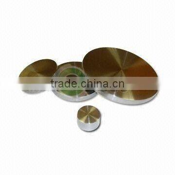 Metal Base Glass Appliction Furniture Parts Aluminum Disk