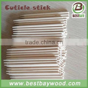 wood manicure cuticle stick for Nail art