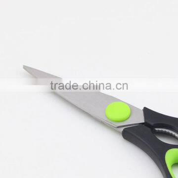 Green Handle Stainless Steel High Quality Multi Kitchen Scissors photo-5