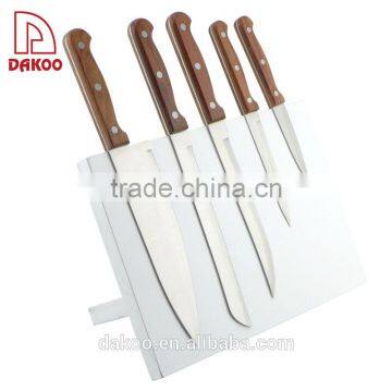 White Magnetic Knife Racks Magnetic Panel Wooden Block photo-4