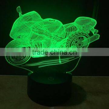 Customize Your Own Logo 3D Visual LED Magical Small Table Lamp Night Light photo-5