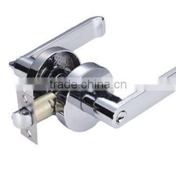 Satin Nickel Zinc Alloy Handle Keyless Hotle Door Leverset Lock photo-2