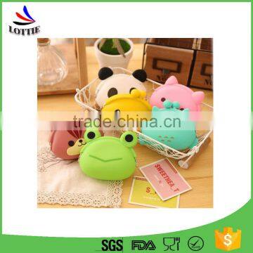 Lottie Cute Portable Cartoon Bag Cute Cartoon Animal Silicone Mini Coin Purse Wallet For Kid Gift photo-6