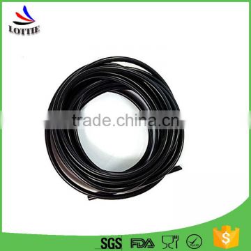 Lottie supplier Export USA Food FDA Grade High Temperature Resistant Black Silicone Tubing