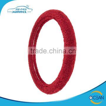 Camouflage Color Fleece Car Steering Wheel Cover photo-2