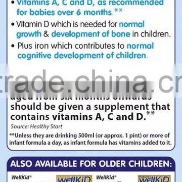 Vitabiotics WellKid Baby & Infant Liquid From 4 Months to 5 Years, 150ml photo-4