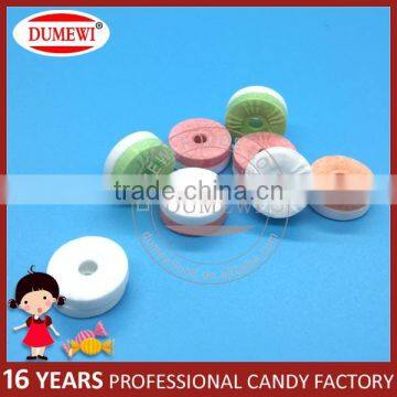 Double Layers Compressed Tablet Whistle Pops Candy