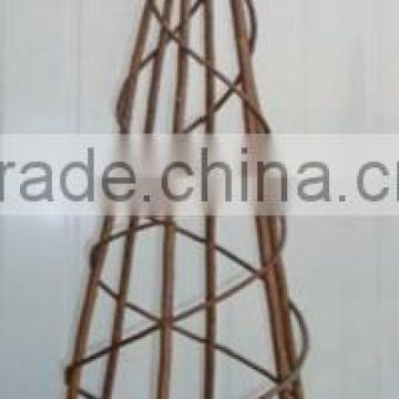 natural willow obelisk