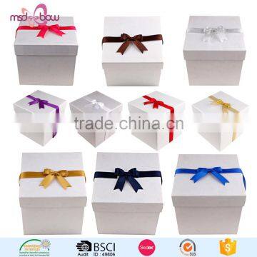 Christmas Gift Wrapping Colorful Satin Ribbon Bow With Elastic Loop photo-4