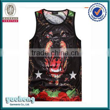 All Over Print Vest Product Type Vest Men Gender American Flag Tank Top/vest for Man OEM Service 3d Printing Tank Tops /vest