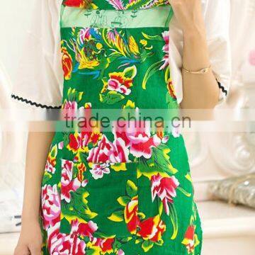 100% Cotton Digital Printing Design Kitchen Cooking Bib Apron