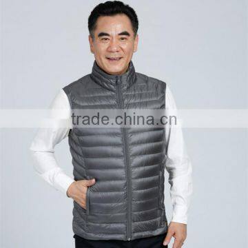 Lightweight Sleeveless Down Feather Vest Jacket for Men