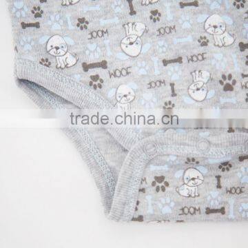 Best Sale Newborn Clothes Sleeveless 100% Cotton Baby Rompers For Boy photo-5