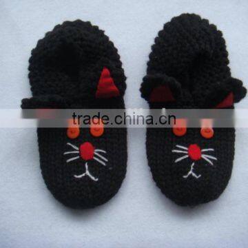 Hand made slipper socks home socks with animal face