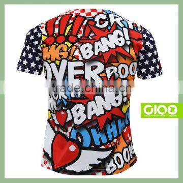 Wholesale OEM Sportswear Men's Crew Neck Quick Dry Fabric Tshirt