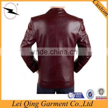 2017 Fashion Latest Designs Wholesale Leather Jacket Clothing pu Leather Coat photo-4