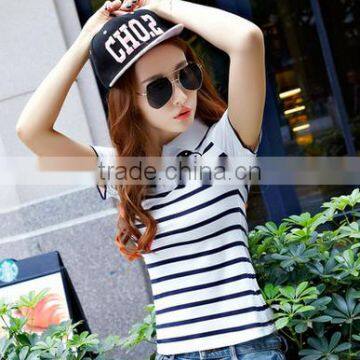 2017 Hot China Wholesale Best Selling Cotton Ladies Womens Polo Shirts Great Workmanship High Made Wholesale Polo T-shirts photo-5