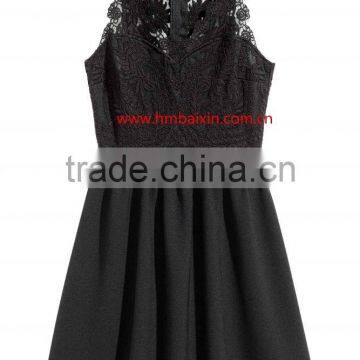 china supplier custom party dress/lace dress/girls' dress