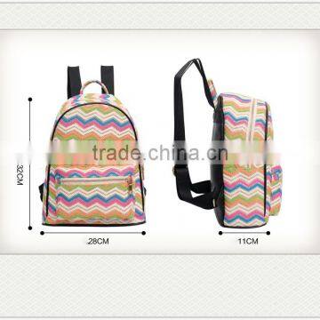 wholesale high quality chevron backpack