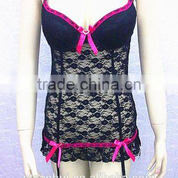 Robe de Soiree Summer Women Sexy Lingerie Pajamas Ladies Nightwear photo-5