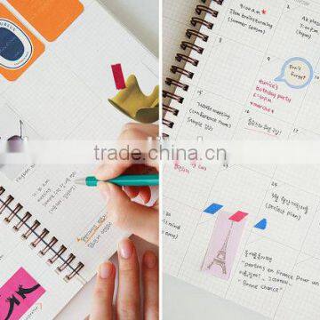 Full Color Printing Cardboard Sprial Binding Notebook ,cheap Office/school Supplies Custom photo-4