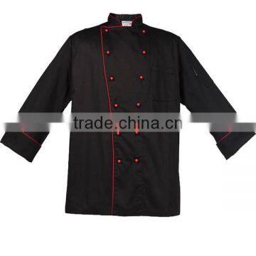 Black Double Breasted Executive Chef Uniform