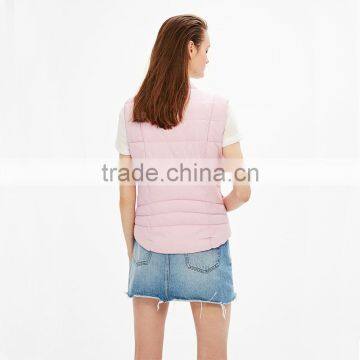 Wholesale High Quality Womens Nylon Vest Winter Sleeveless Jacket photo-4